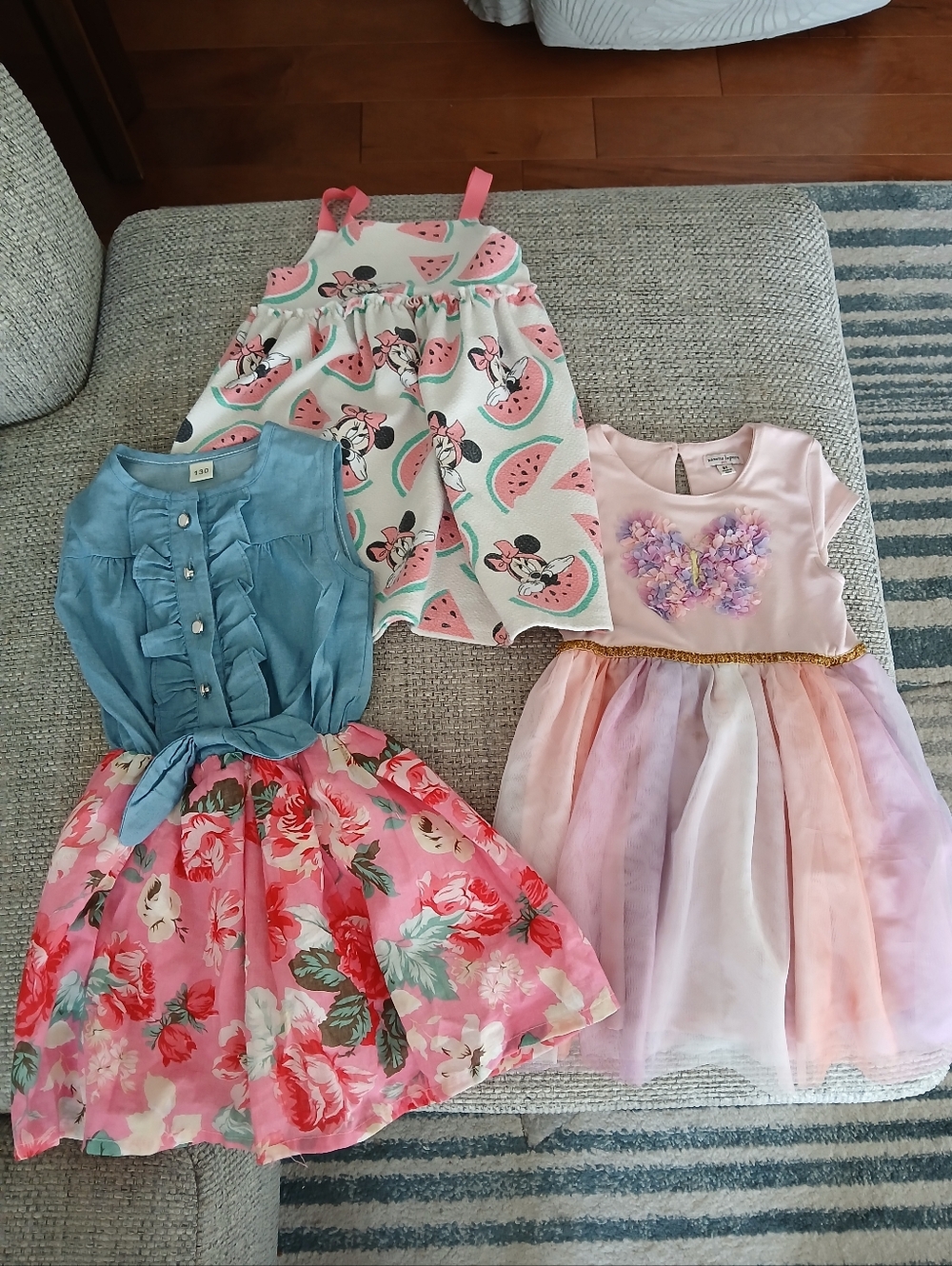 Set Of 3 Girl's Dresses Size 3T